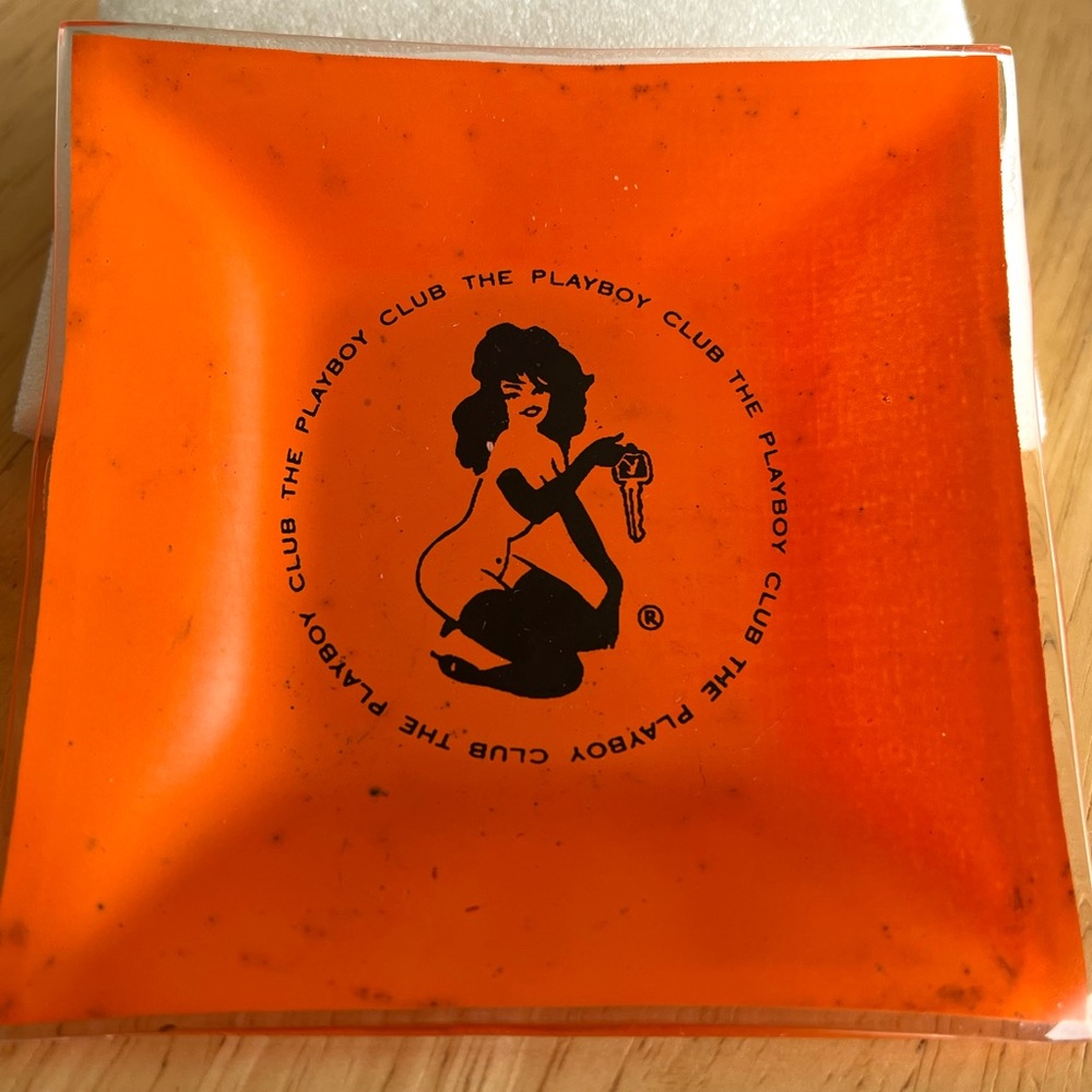 Playboy Club Orange Ashtray